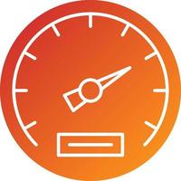 Speedometer Icon Style vector