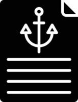 Anchor Text Icon Style vector