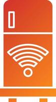 Smart Fridge Icon Style vector