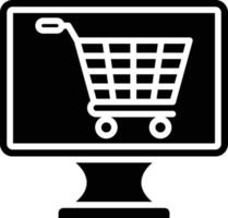 Online Shopping Icon Style vector