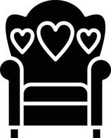 Wedding Chair Icon Style vector