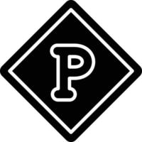 Parking Icon Style vector