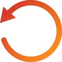 Undo Icon Style vector