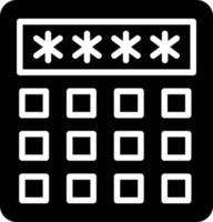 Pin Code Icon Style vector