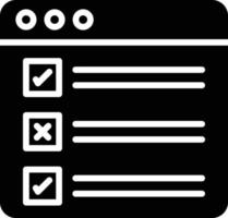 Task List Icon Style vector