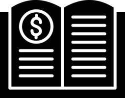 Accounting Book Icon Style vector