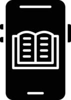 Mobile Ebook Icon Style vector