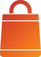 Shopping Bag Icon Style vector