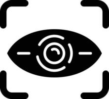 Retinal Scan Icon Style vector