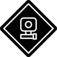 Speed Camera Icon Style vector