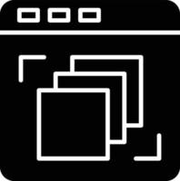 Depth Perception Icon Style vector