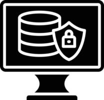 Data Protection Icon Style vector