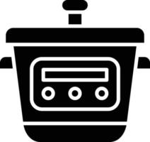 Cooker Icon Style vector