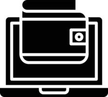 Online Wallet Icon Style vector