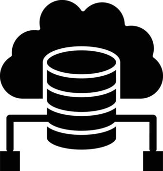 Cloud Data Icon Style vector