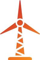 Wind Turbine Icon Style vector