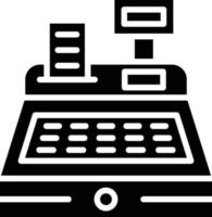 Cash Register Icon Style vector