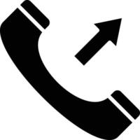 Outgoing Call Icon Style vector