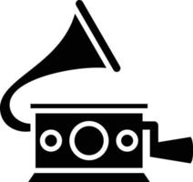 Gramophone Icon Style vector