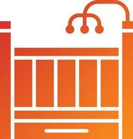 Crib Icon Style vector