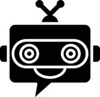 Chatbot Icon Style vector