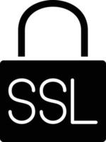 estilo de icono ssl vector