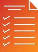List Icon Style vector
