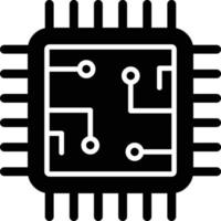 Processor Icon Style vector