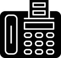 Fax Machine Icon Style vector