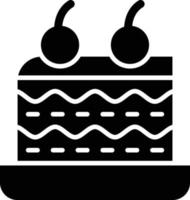 Cake Piece Icon Style vector