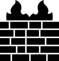 Firewall Icon Style vector