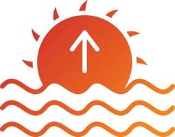 Sunrise Icon Style vector