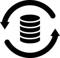 Data Backup Icon Style vector