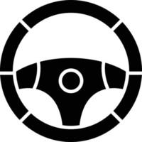 Steering Wheel Icon Style vector