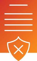 Rejected Icon Style vector