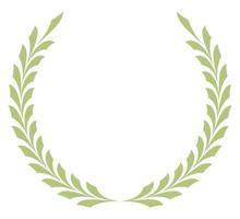 wreath laurel prize vector