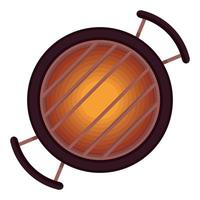 grill oven airview vector