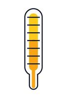 termometro temperatura medida vector