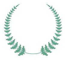 wreath laurel icon vector
