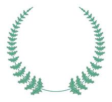 wreath laurel icon vector