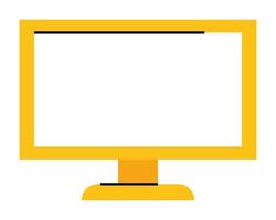 desktop computer device vector