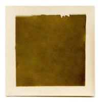 Old cardboard photo frame template isolated on white background. Square photography Mock up
