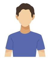 young man character vector