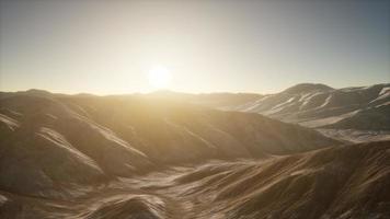 Berglandschaft in Afghanistan bei Sonnenuntergang video