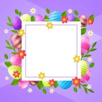 Easter Eggs Background vector