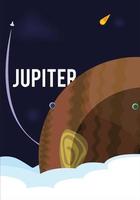 jupiter planet and name vector