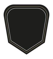 black triangular stamp vector