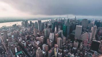 Secuencia de lapso de tiempo de 4k de la ciudad de nueva york, estados unidos - midtown manhattan en la ciudad de nueva york, ny, estados unidos video