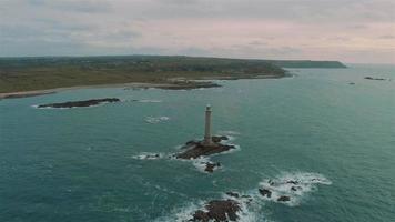 4K Video Sequence of Goury, France - The Lighthouse and the harbor