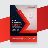 Abstract corporate annual report business Flyers vector